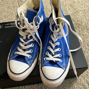 Blue converse